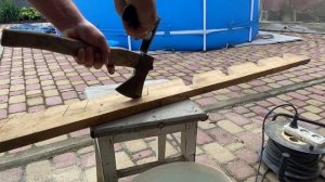 Хранение Садового инструмента на даче./ Держатель для лопат и граблей своими руками за час!