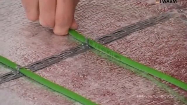 Монтаж теплого пола на основе нагревательного кабеля своими руками смотреть онлайн