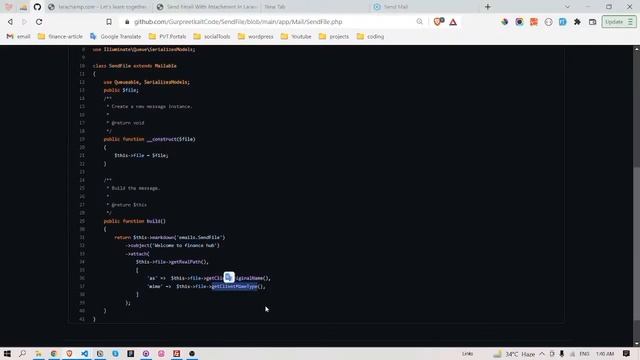How to Send Mail With Attachements in Laravel ( pdf,docs,images) by gurpreet kait смотреть онлайн