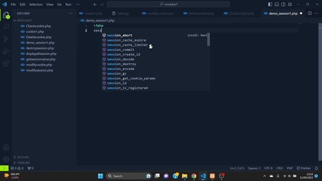 MODULE 7 "PHP: Cookies & Session" смотреть онлайн