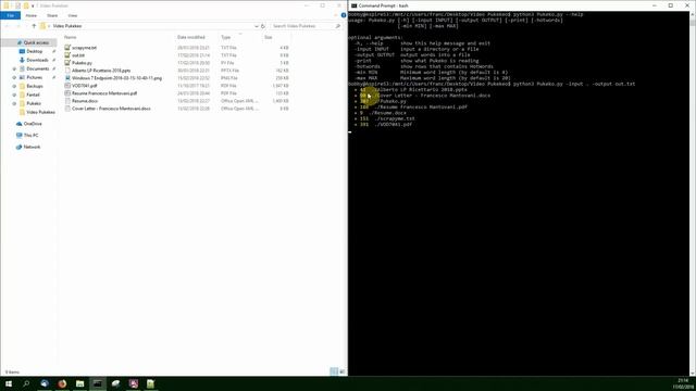 Pukeko :: Python3 word-list creator смотреть онлайн