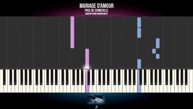 How To Play: Mariage d'Amour - Paul de Senneville/George Davidson | Piano Tutorial EASY + Sheets смотреть онлайн