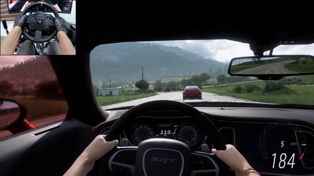 Dodge Demon - Forza Horizon 5 | Thrustmaster TX gameplay смотреть онлайн
