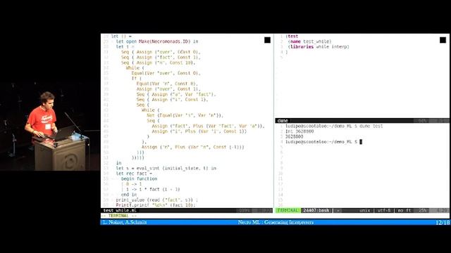 [ML'22] Necro ML: Generating OCaml Interpreters смотреть онлайн