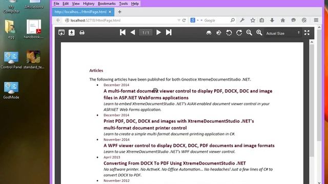 Document text search & color inversion features of the HTML5 viewer in XtremeDocument Studio .NET смотреть онлайн