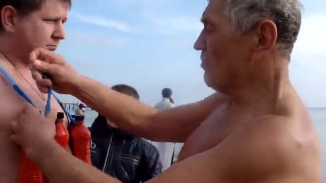 Рождественские заплывы-2014, Евпатория смотреть онлайн