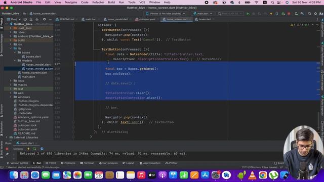 Flutter Hive Database CRUD Operation || Notes App Edit and Delete Data смотреть онлайн