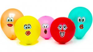 Воздушные шарики с Сюрпризами Учим Цвета с Любимыми Героями