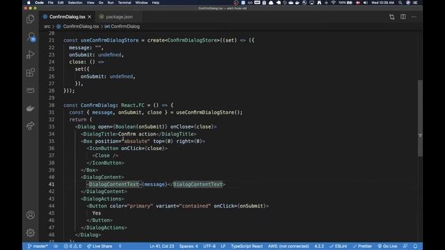Material UI v5 - Creating a reusable dialog (modal) component смотреть онлайн