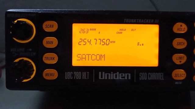 Спутники Satcom 254 775 MHz. Работает ГШ. смотреть онлайн
