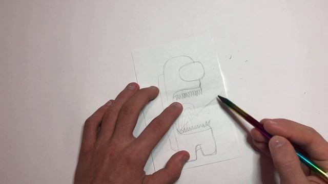 АМОНГ АС - Рисунок-Сюрприз Как нарисовать | Крутые поделки | Among us | поделка для развлечения смотреть онлайн