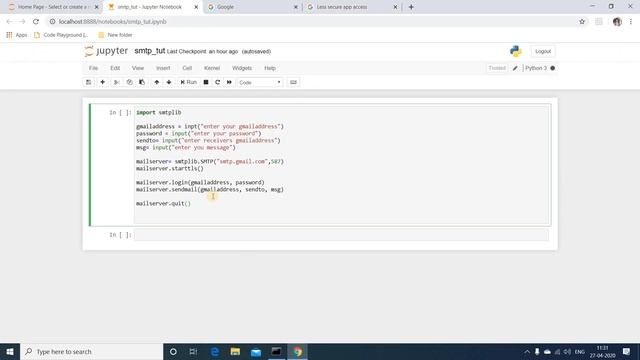 How to send Emails using Python | Send emails using python easily| smtplib - Python смотреть онлайн