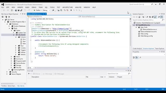 How to Create and Consume Web Service in ASP.NET - Part I (SOAP Web Service Example) смотреть онлайн