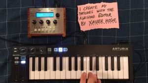 Mutable Instruments Shruthi-1 demo - fun with custom patches and sequencing