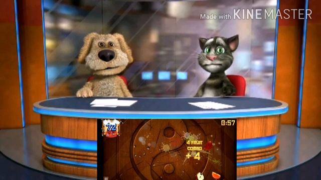 Talking Friends Remix 15 (ft. Fruit Ninja and Merge Plane) смотреть онлайн