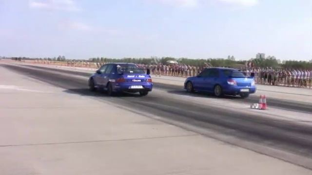 Mitsubishi Lancer EVO IX Vs. Subaru Impreza WRX STI смотреть онлайн
