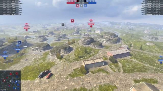 Тренировка с кланом (UGLY) Карта Протока WoT Blitz смотреть онлайн