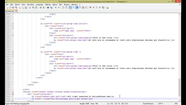 Responsive Website & CMS in Bootstrap in Urdu/Hindi 9 of 18 смотреть онлайн