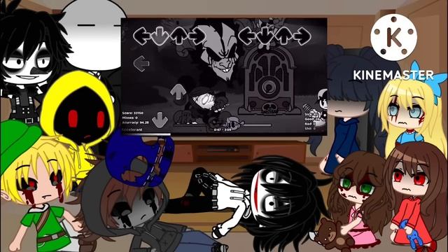 Creepypasta React To Wednesday Infidelity V2 Full Songs || Happy Halloween????||