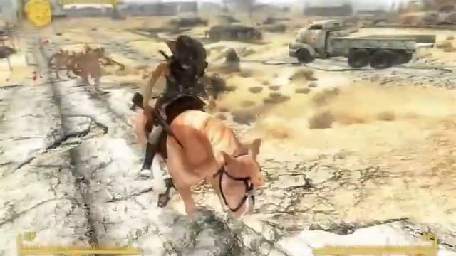 Fallout New Vegas Mods: Ridable Horses смотреть онлайн