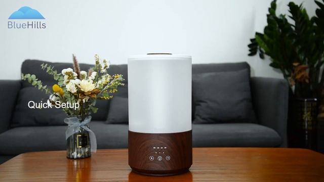 Large Capacity Essential Oil Diffuser with Remote -4000 ml for large rooms | BlueHills смотреть онлайн