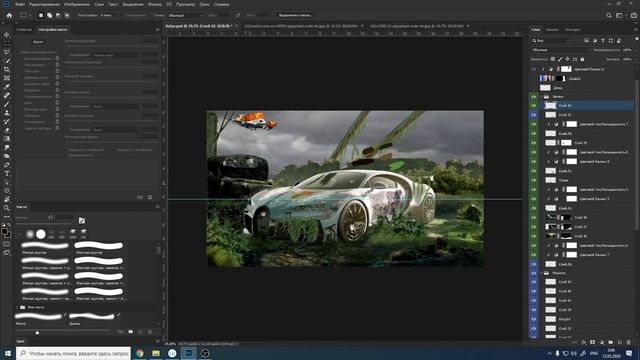 Создание ЗАБРОШЕНОЙ ЛЕГЕНДЫ - Photoshop Speed Art смотреть онлайн