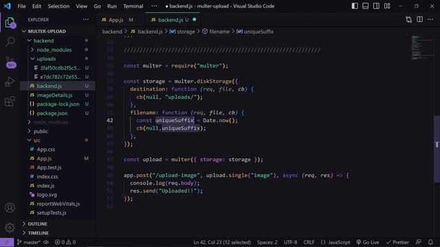 How to upload image in React Node and Mongo db using MULTER | Node JS + MULTER | Upload & Retrieve смотреть онлайн