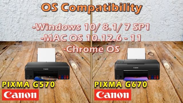 NEW CANON PIXMA G570 & PIXMA G670 6-COLOR INKTANK PHOTO PRINTER смотреть онлайн