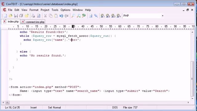 Beginner PHP Tutorial 133 LIKE With a Search Engine Example Part 4 смотреть онлайн