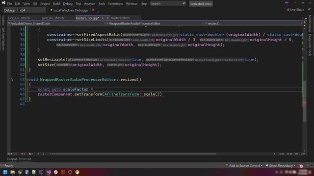 Resizable Raster Windows - Visualizations with JUCE смотреть онлайн