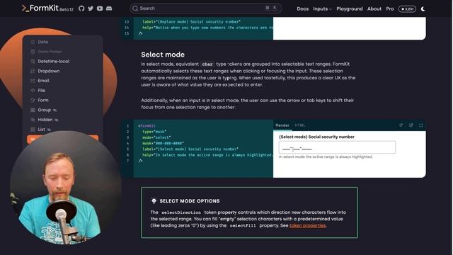 FormKit Mask Input Overview смотреть онлайн