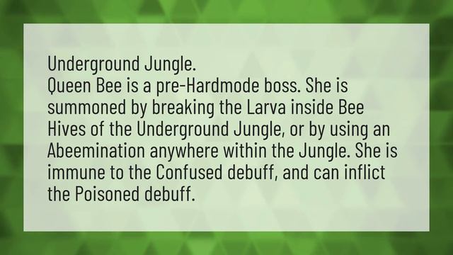 Where is the queen bee in Terraria? смотреть онлайн