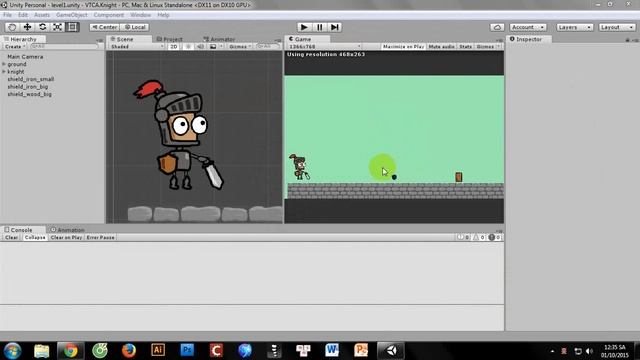 Spriter and Unity for my first game смотреть онлайн