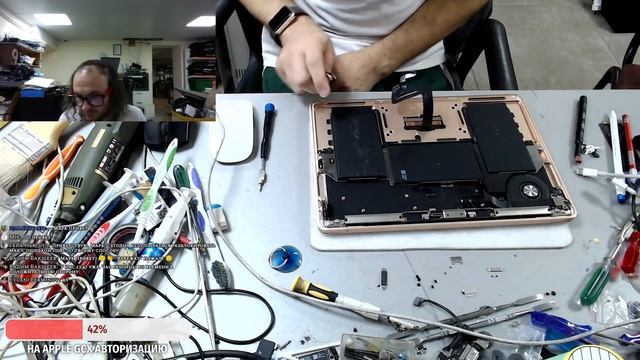 Отключается во время работы MacBook Air 13 2019 A1932 диагностика эфир 15.10.2022 смотреть онлайн