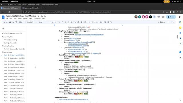 Kubernetes Release Team Meeting for 20230407 смотреть онлайн
