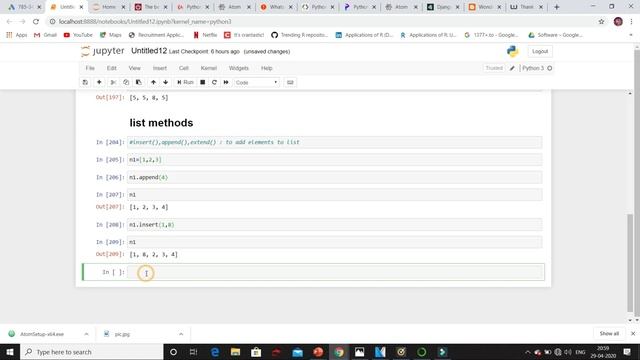 #6 Lists in python PART 2 смотреть онлайн