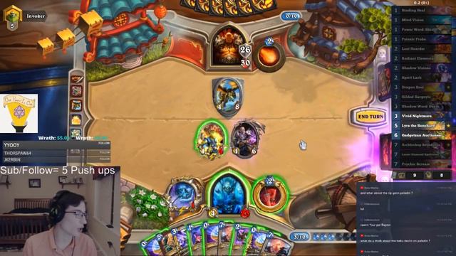 Hearthstone Miracle Priest/Recruit Hunter смотреть онлайн