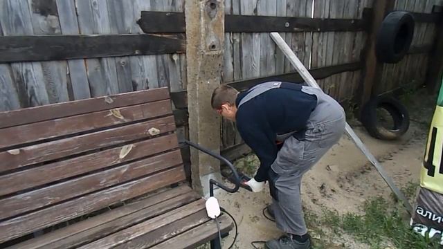 Замена столба в заборе. смотреть онлайн