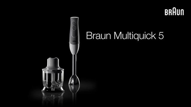 Mixeur plongeant Braun Multiquick 5 MQ 525 avec un fouet смотреть онлайн