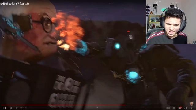 RIP TITAN CAMERAMAN!? skibidi toilet 67 (part 2) REACTION смотреть онлайн