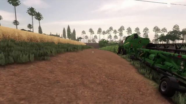 JOHN DEERE S550 NA COLHEITA DA AVEIA || MAPA SUL DO BRASIL || FARMING SIMULATOR 19 || #108 G29 смотреть онлайн
