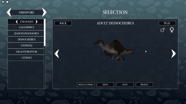 Deinocheirus + male theri textures | Roblox Prior Extinction смотреть онлайн