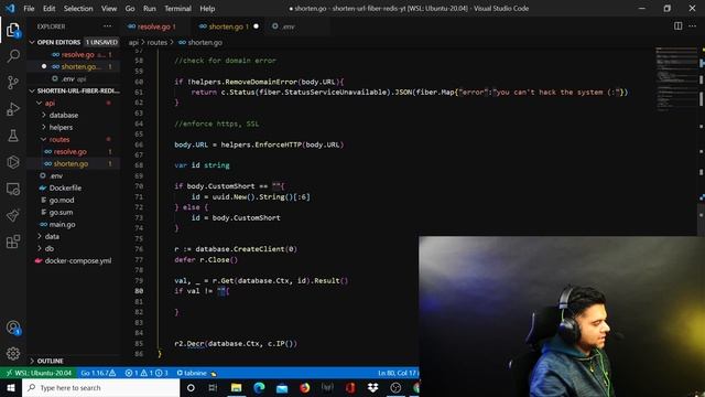 URL Shortener (Redis + Go-Fiber) - Golang Project [ Intermediate Level ] - PART - 5 смотреть онлайн