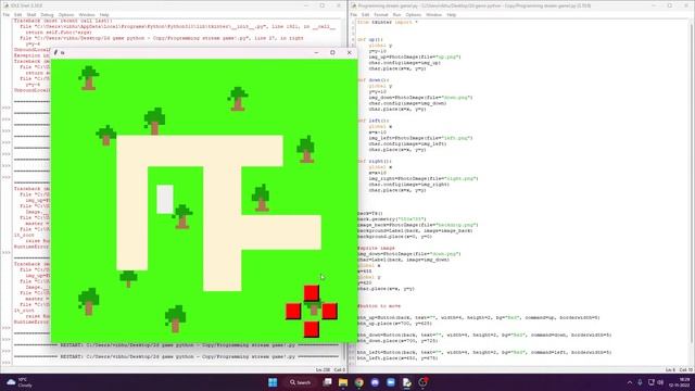 Programming stream, Trying to make a 2D game on python from scratch! смотреть онлайн
