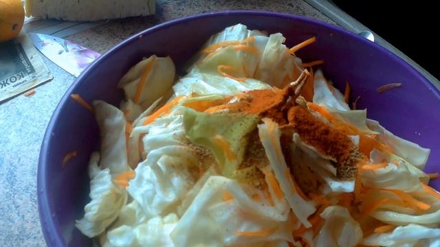 Капуста по-корейски! Вкусный рецепт! смотреть онлайн