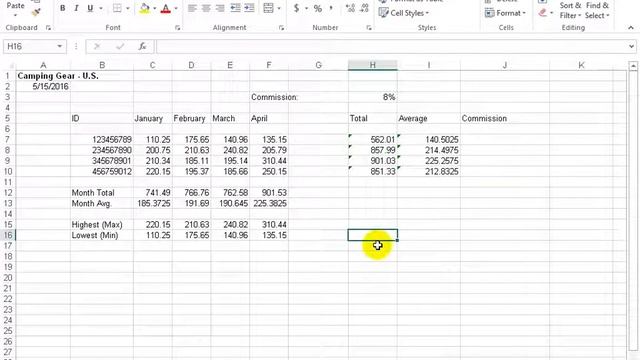 Excel 2016: Formatting Text, Font Formatting смотреть онлайн