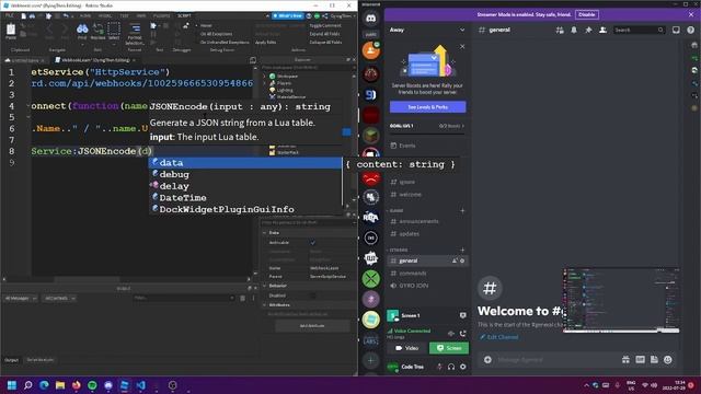 How to send DISCORD messages from ROBLOX! смотреть онлайн