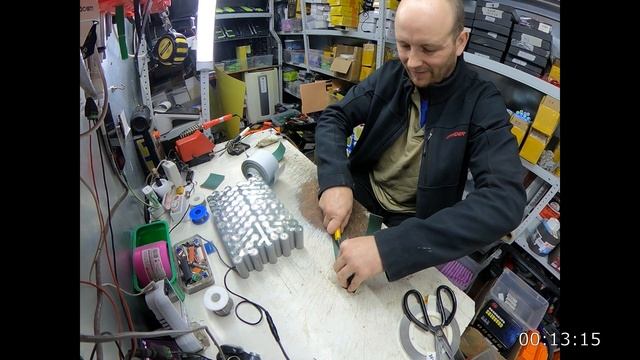 Увеличенный аккумулятор 72в 25ач из 21700 на электро самокат Woqy x1 смотреть онлайн