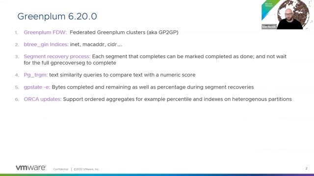 VMware Greenplum 6.20 Release смотреть онлайн