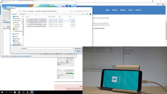 How To Flash SAMSUNG Galaxy A8 (2018) - Upgrade Android |HardReset.info